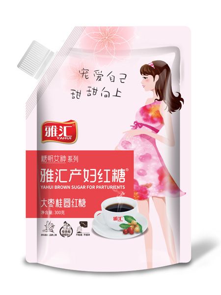 雅汇300g吸嘴袋红糖-产妇红糖 