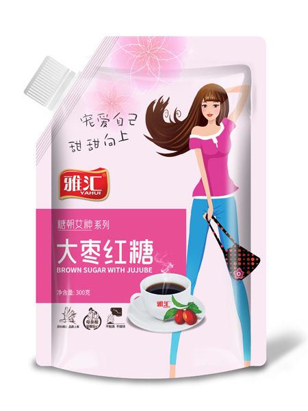 雅汇300g吸嘴袋红糖-大枣红糖